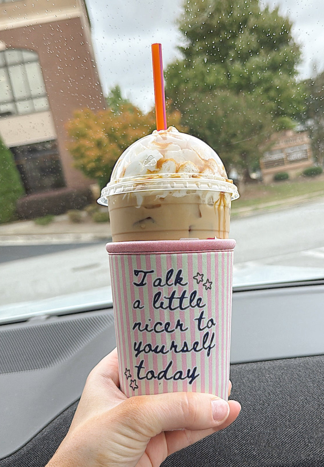 Talk a Little Nicer to Yourself Today Koozie