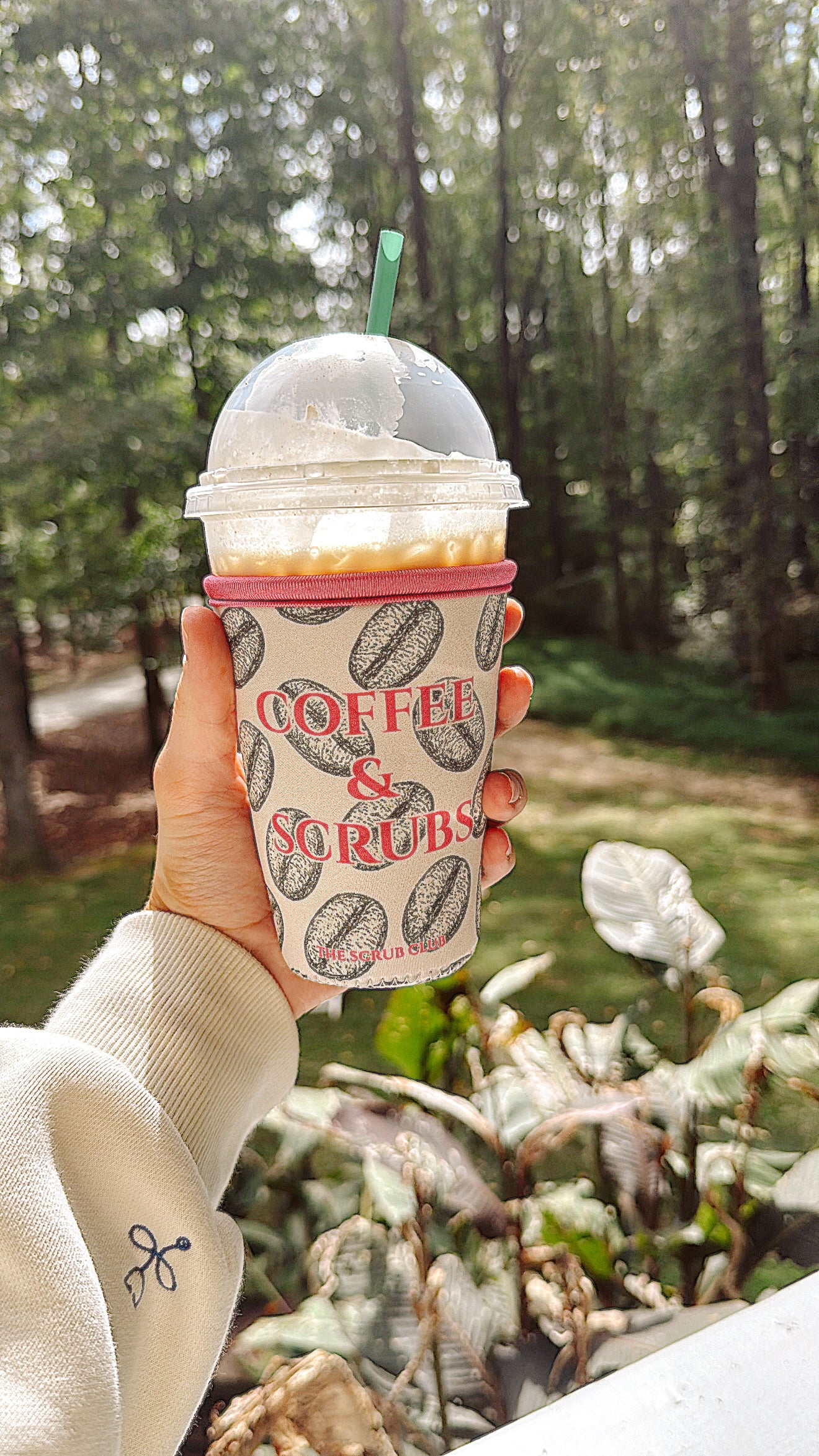 Coffee & Scrubs Koozie