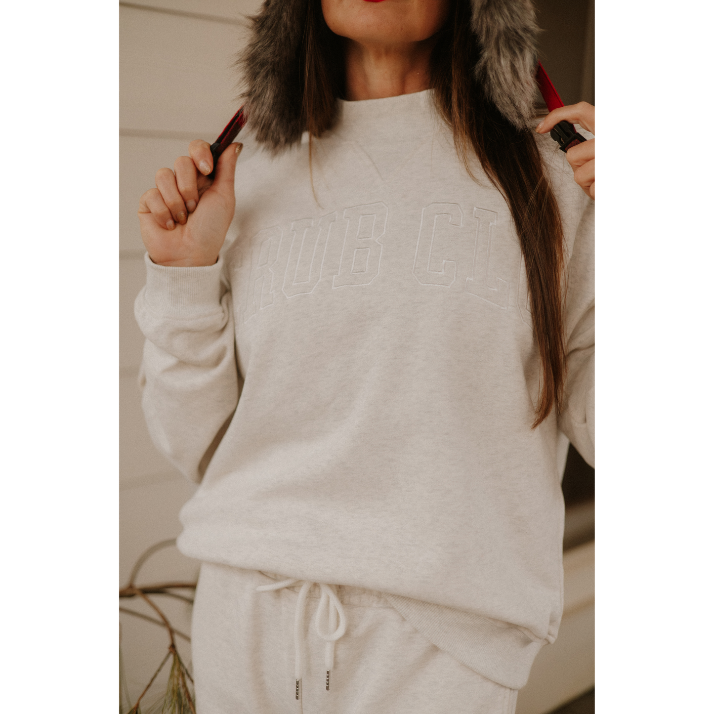 Heirloom Grey Mock Neck — Cozy Shift