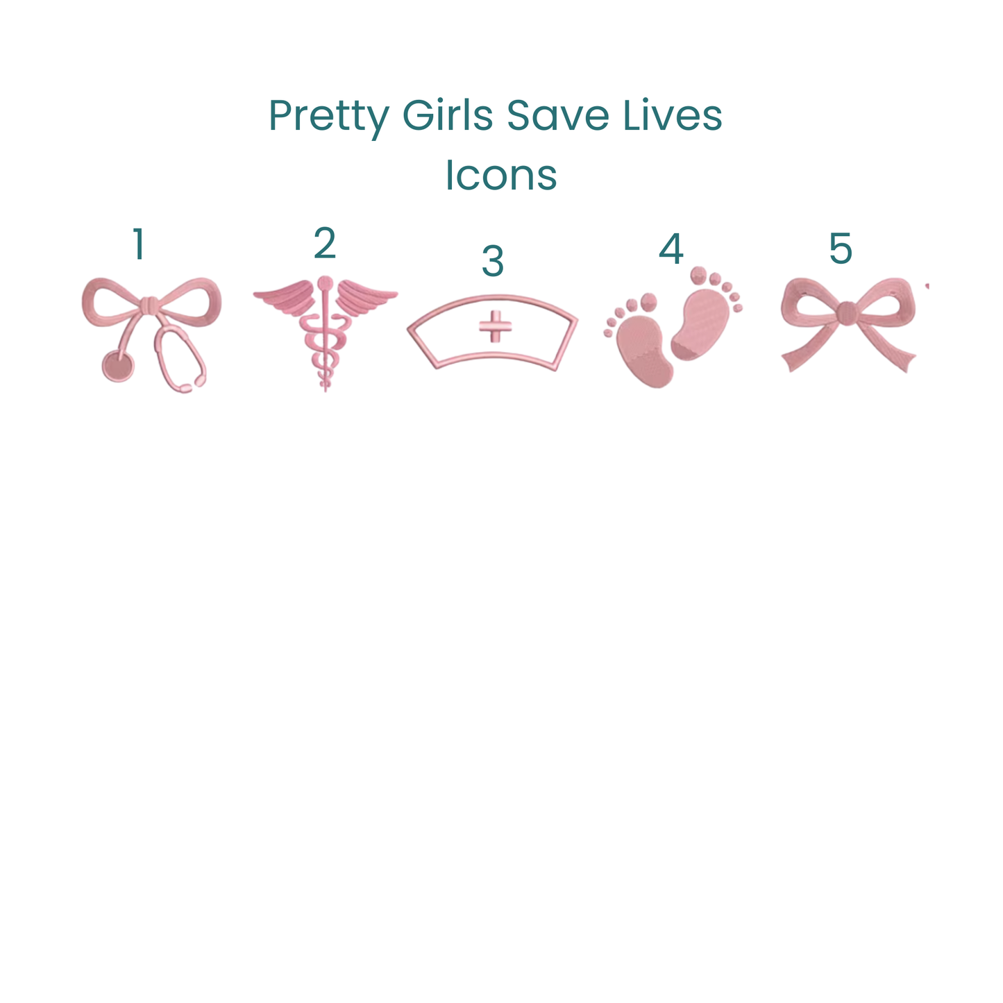 Pretty Girls Save Lives Heart Bag Charm