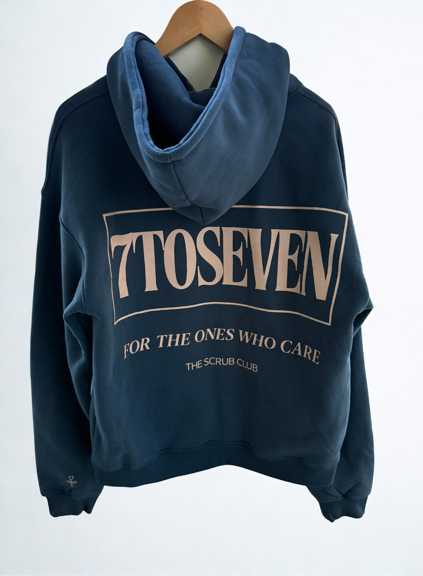 7toSeven Hoodie — Washed Denim
