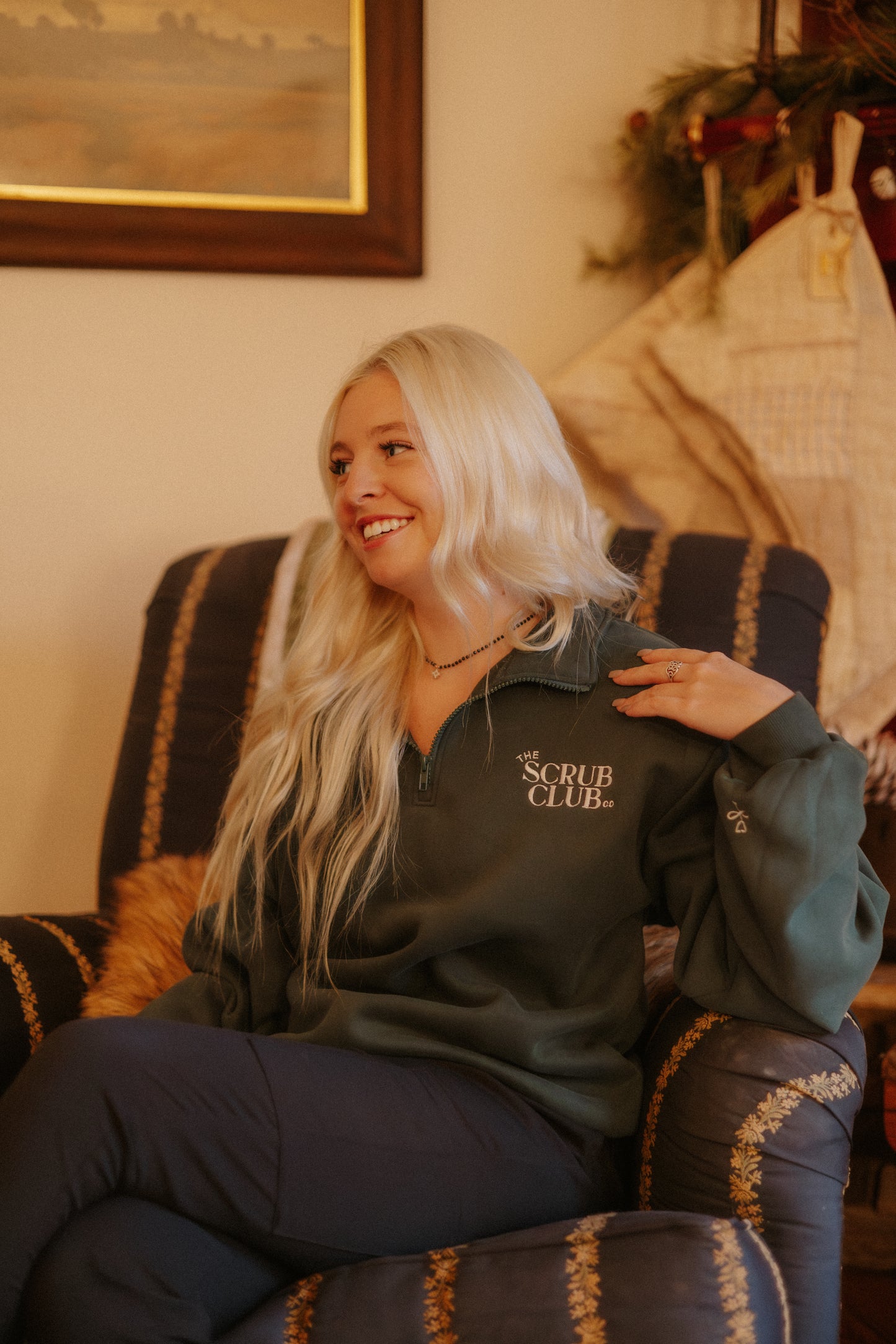 The Vitals 1/4 Zip – Forest Green