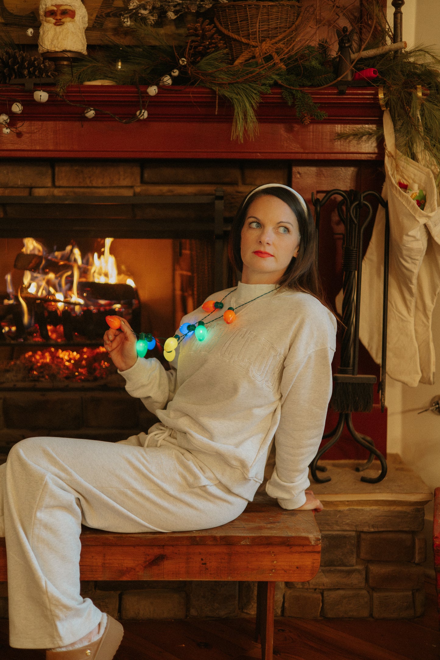 Heirloom Grey Wide-Leg Sweatpant