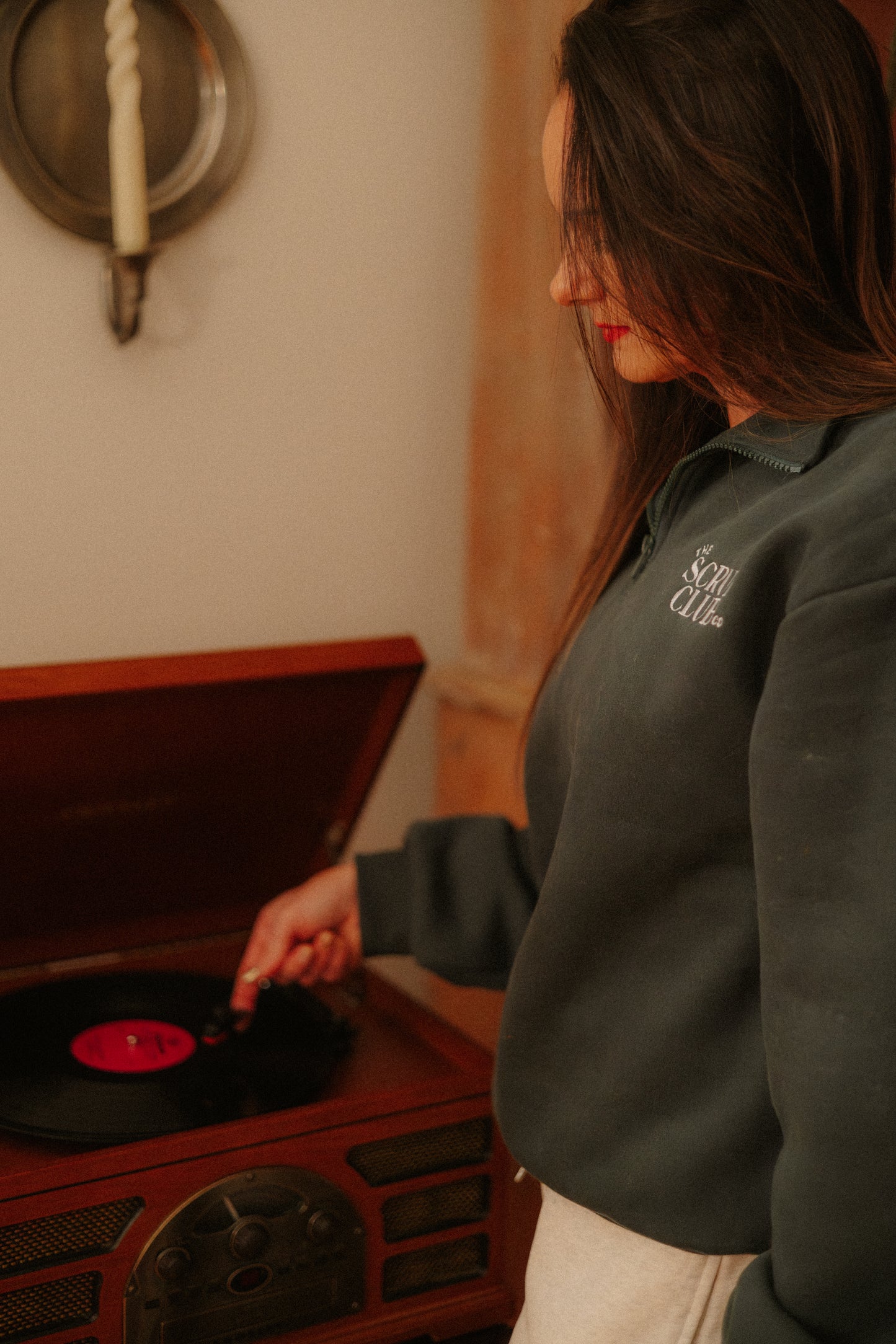 The Vitals 1/4 Zip – Forest Green