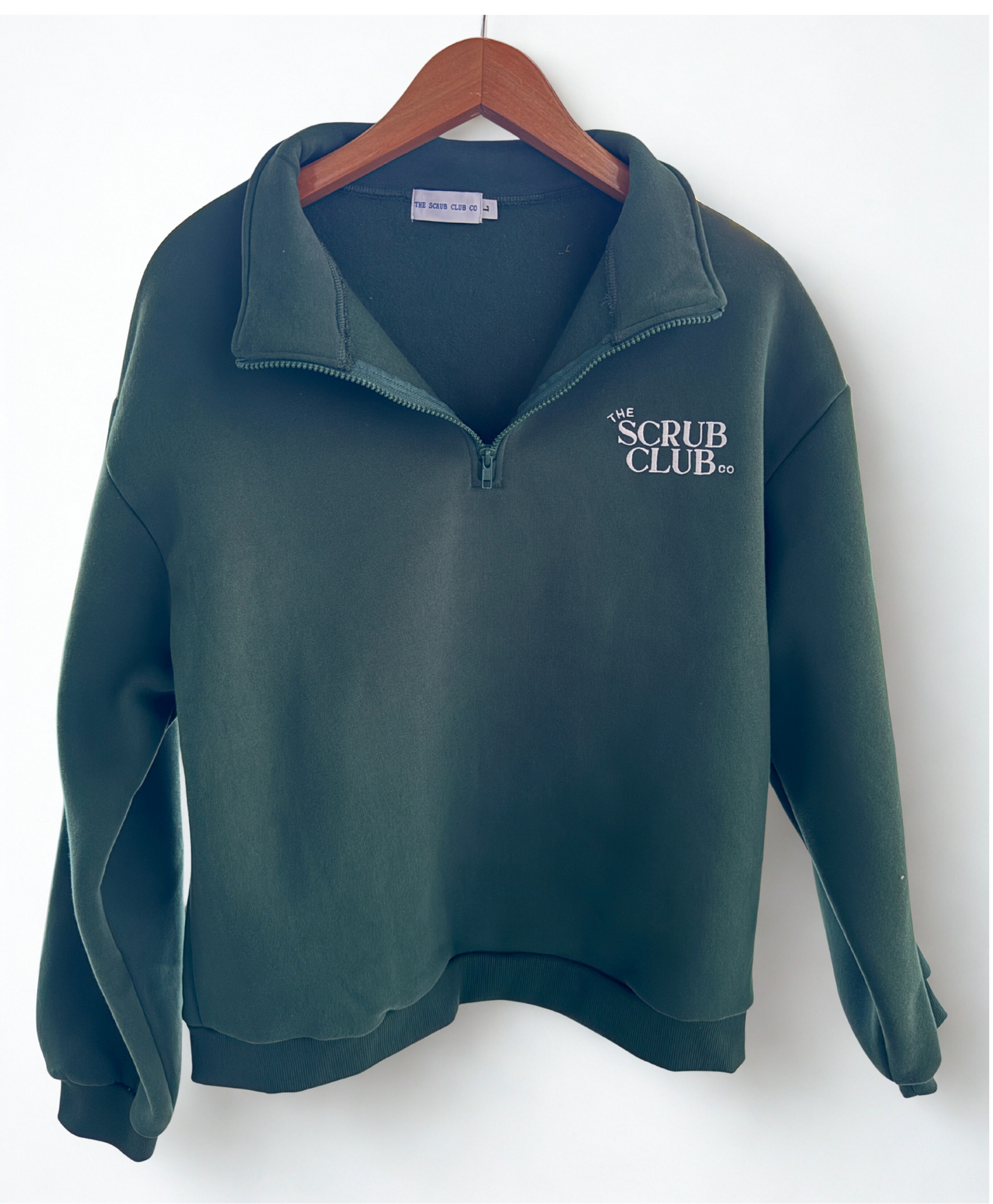 The Vitals 1/4 Zip – Forest Green