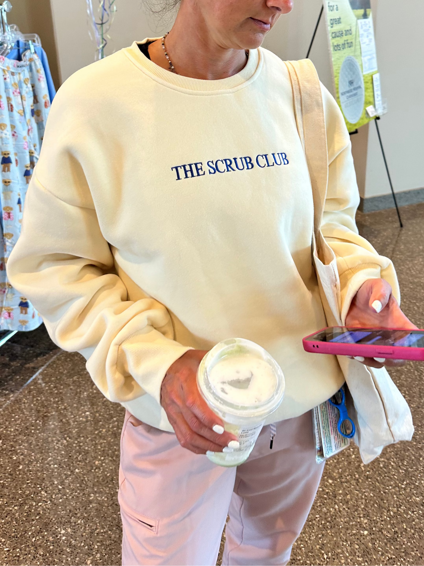 The Vitals Crewneck – Buttercream