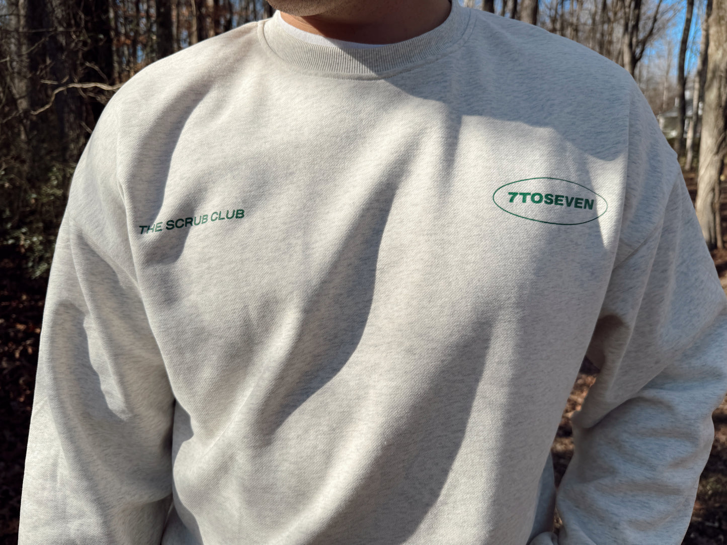 7toSeven Crewneck- Heather Grey