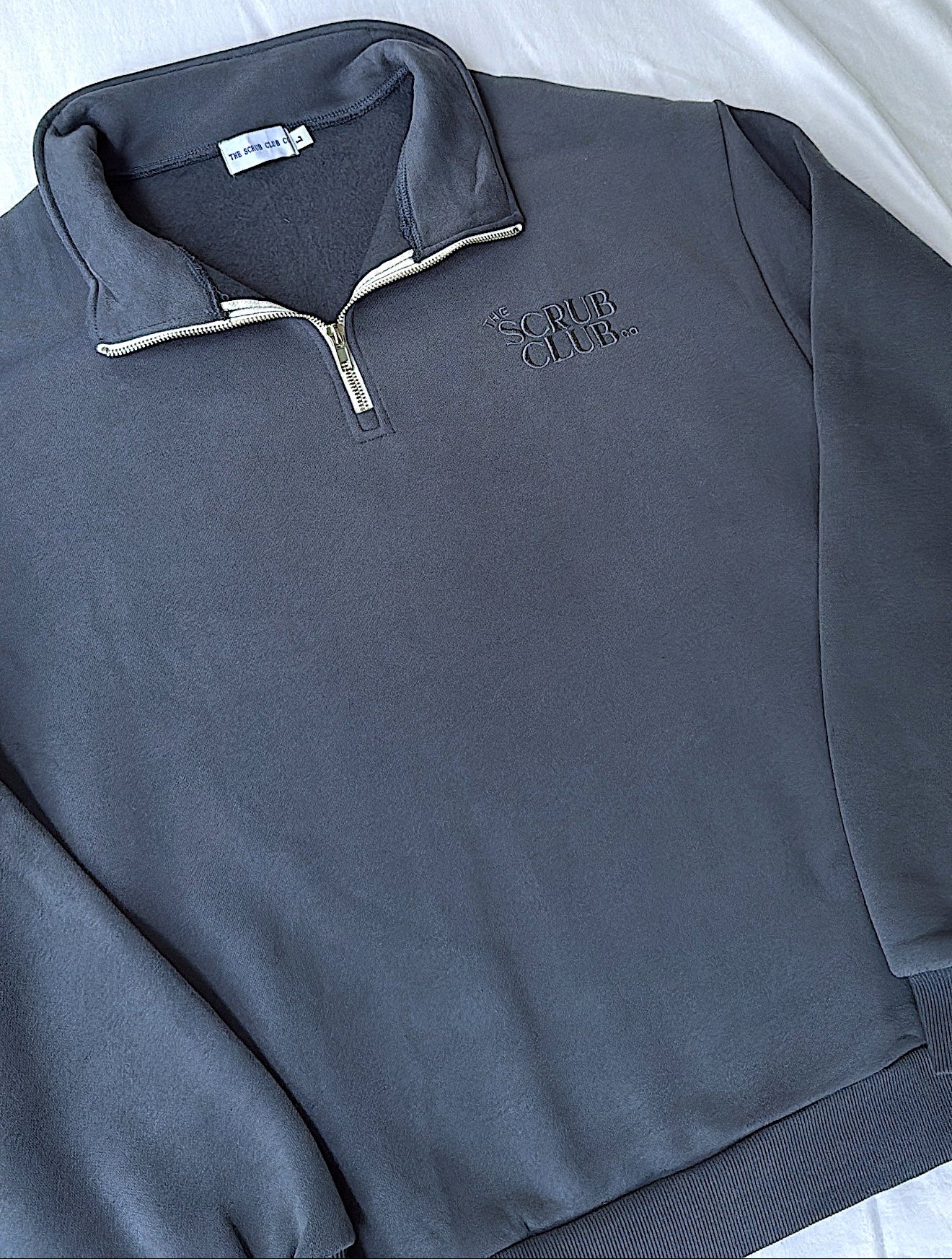 The Vitals 1/4 Zip – Blue Jean