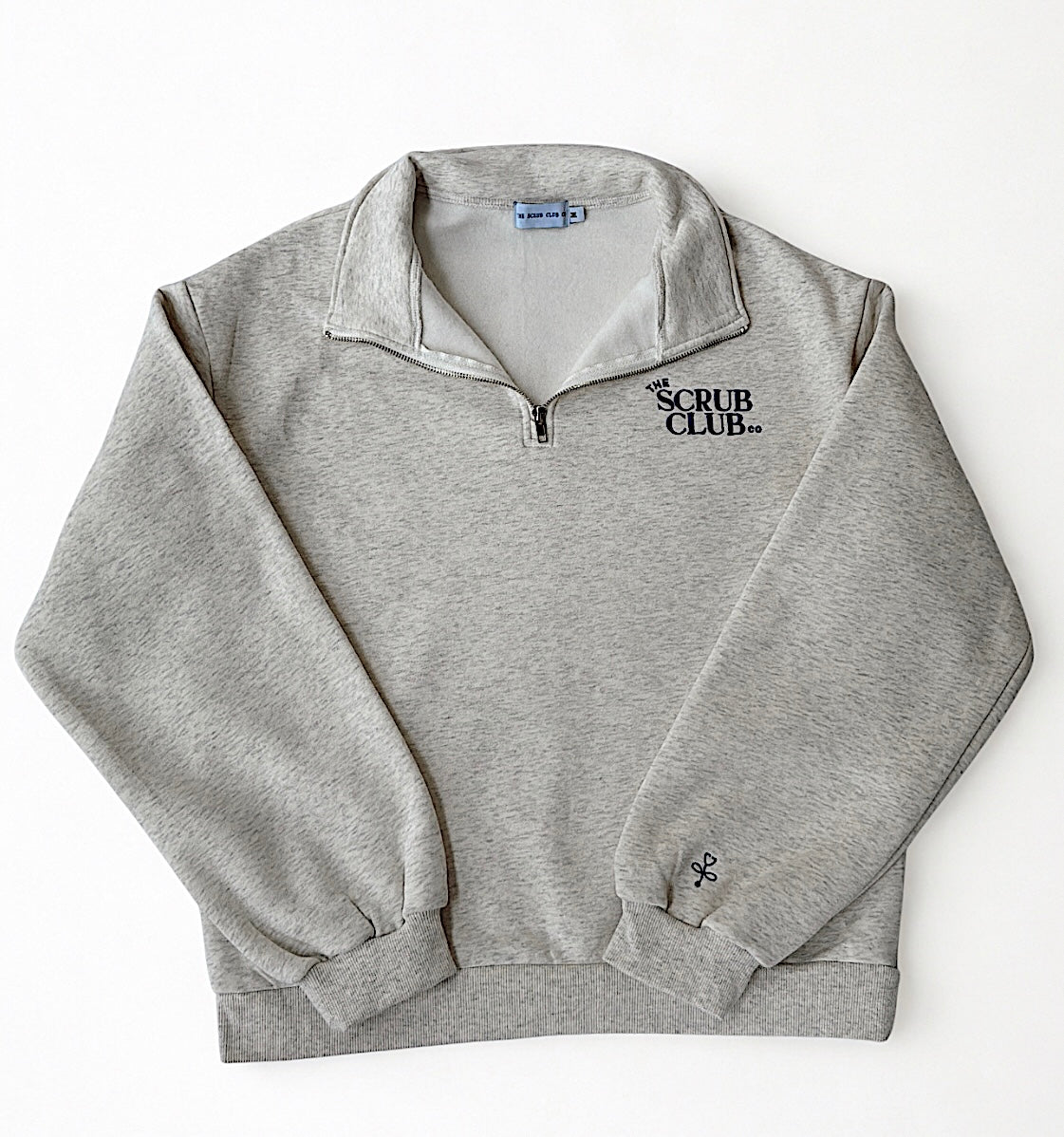 The Vitals 1/4 Zip – Heather Grey