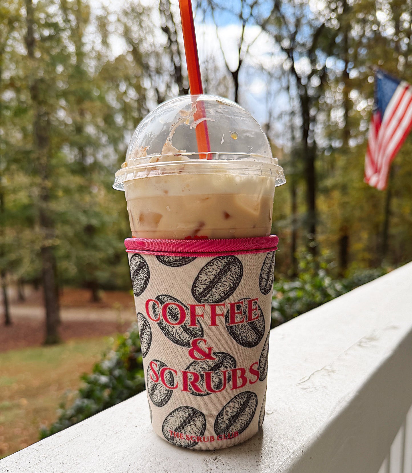 Coffee & Scrubs Koozie