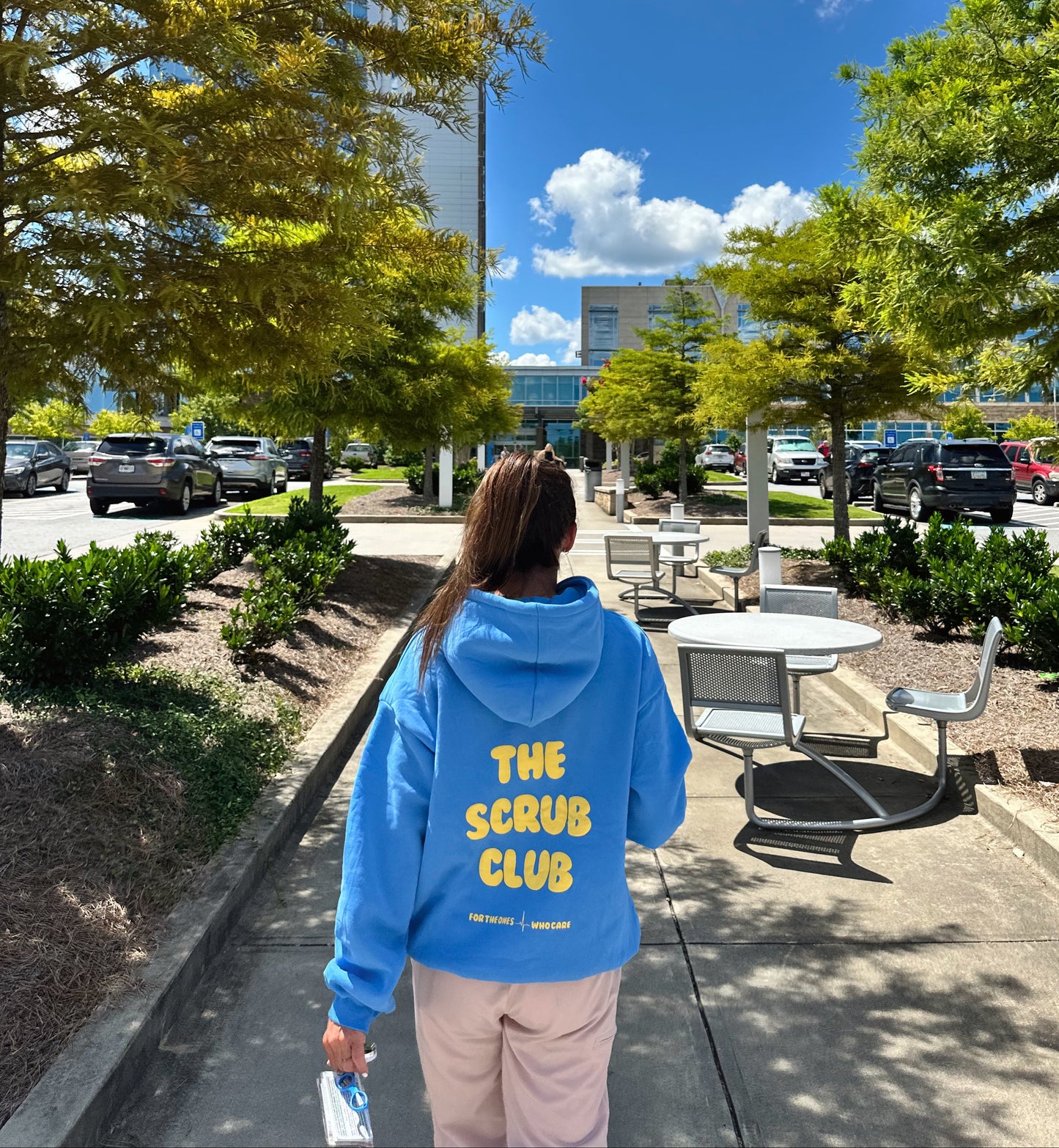 The Vitals Hoodie – Cornflower Blue