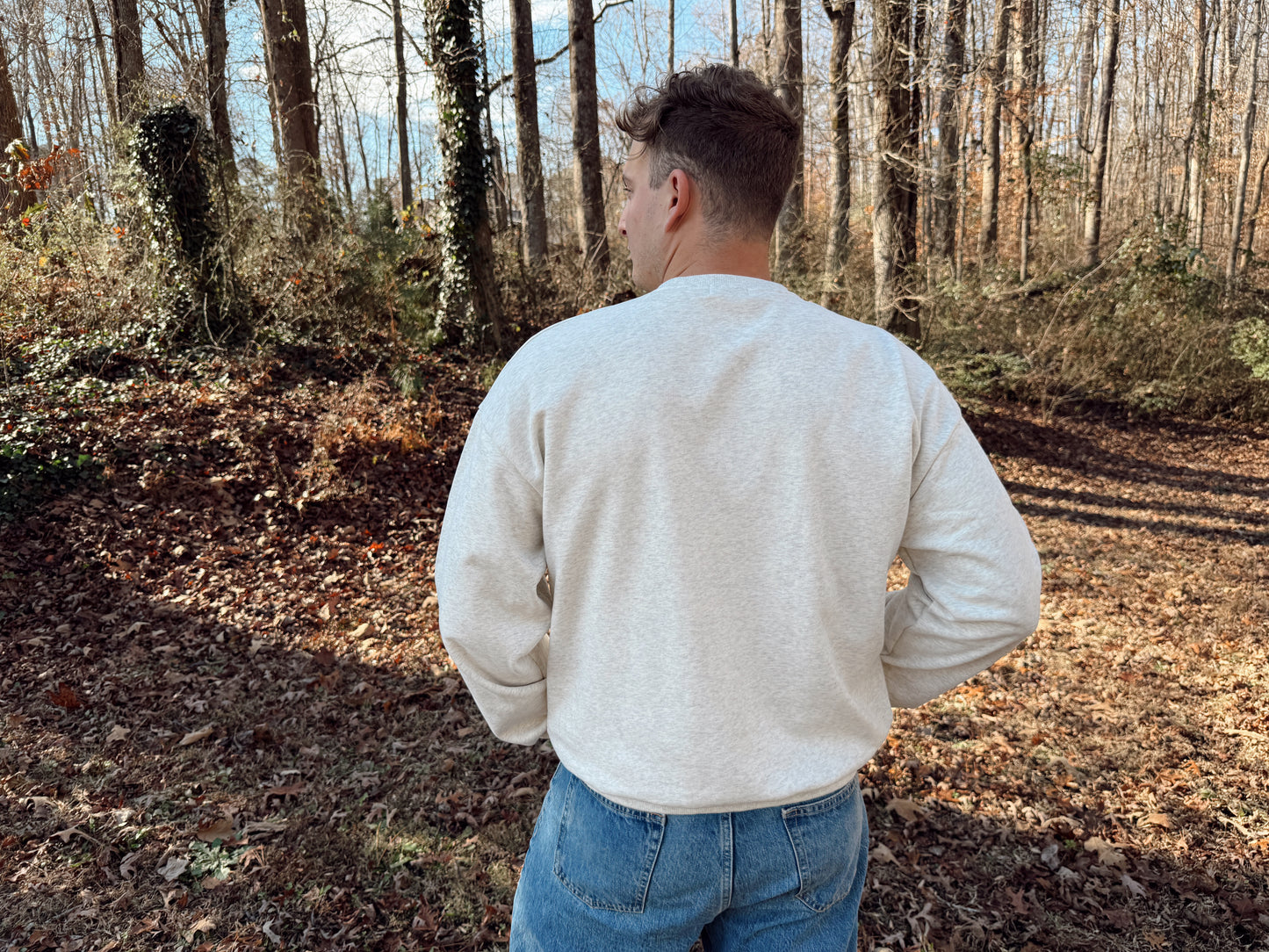 7toSeven Crewneck- Heather Grey